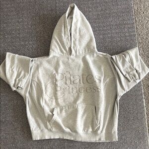 Gray Pilates Princess Women's Hoodie